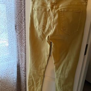 Mother Women's Yellow mustardy Jeans